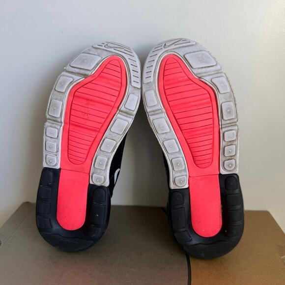 Nike Air Max 270 Black/White Kids Sneakers- SZ 1 Y - Picture 12 of 13